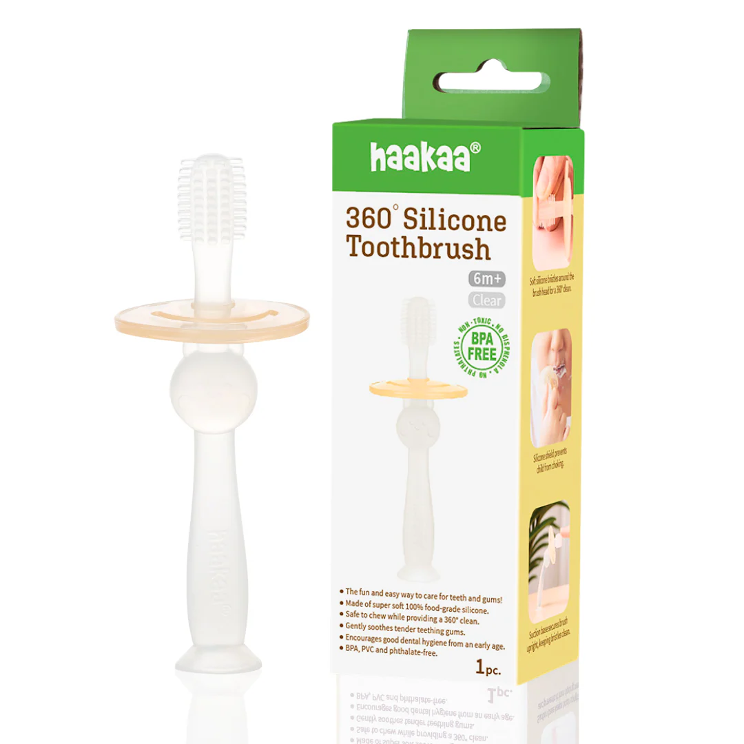 Haakaa 360° Silicone Toothbrush 1 pk - Image 17