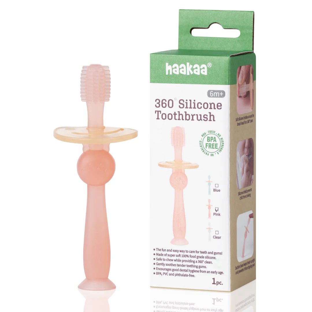 Haakaa 360° Silicone Toothbrush 1 pk - Image 19