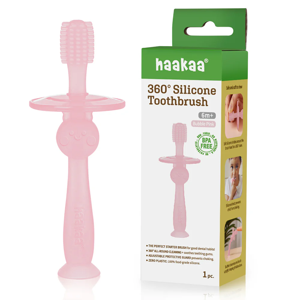 Haakaa 360° Silicone Toothbrush 1 pk - Image 20