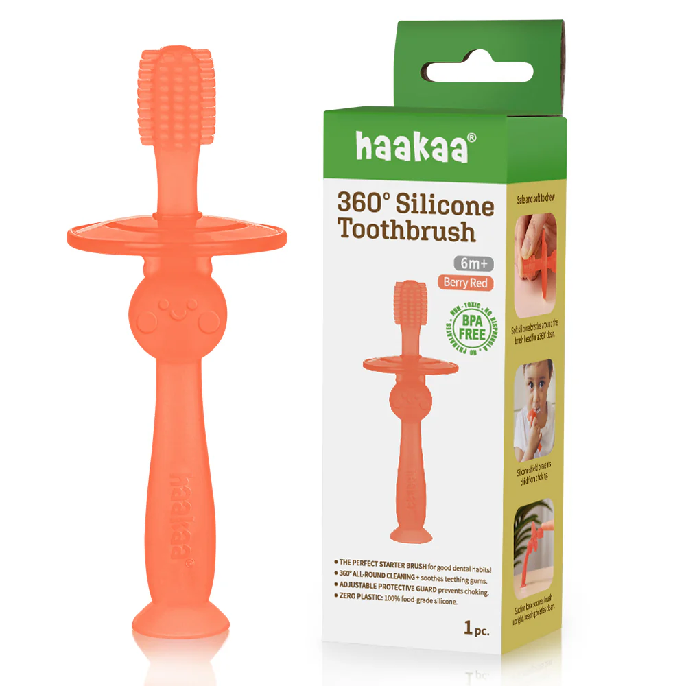 Haakaa 360° Silicone Toothbrush 1 pk - Image 21