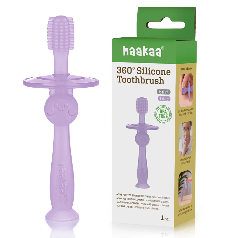 Haakaa 360° Silicone Toothbrush 1 pk - Image 22