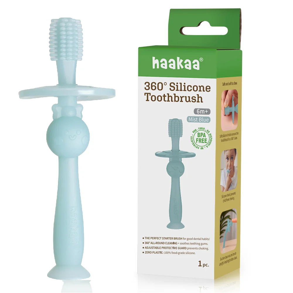 Haakaa 360° Silicone Toothbrush 1 pk - Image 24
