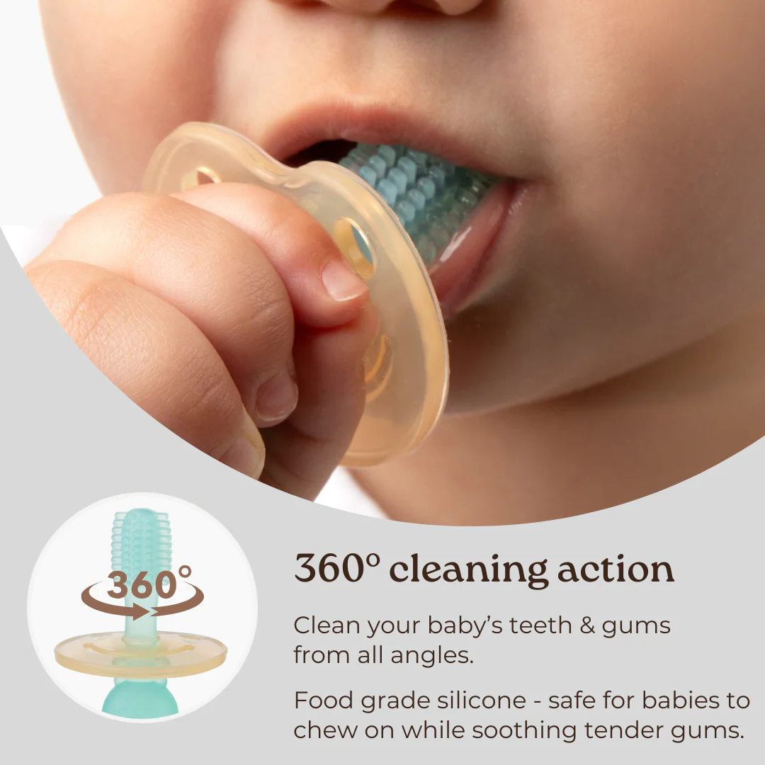 Haakaa 360° Silicone Toothbrush 1 pk - Image 4