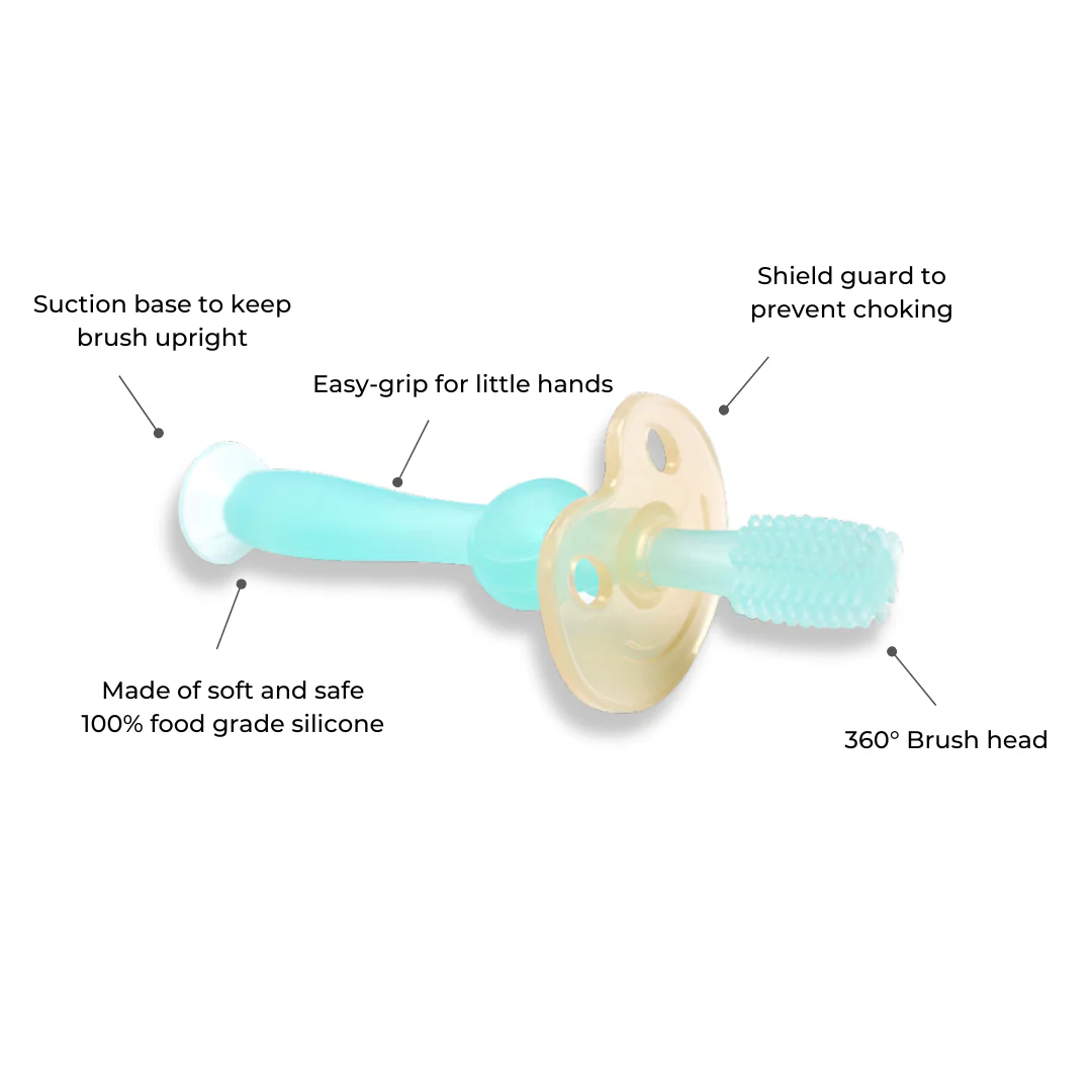 Haakaa 360° Silicone Toothbrush 1 pk - Image 5