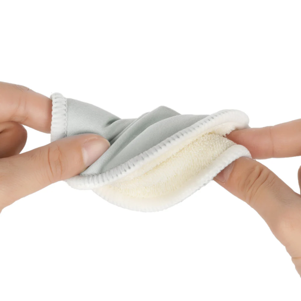 Haakaa All-Day Reusable Nursing Pad Set with Washing Bag, 8 Ct (Pack of 4) - Image 3