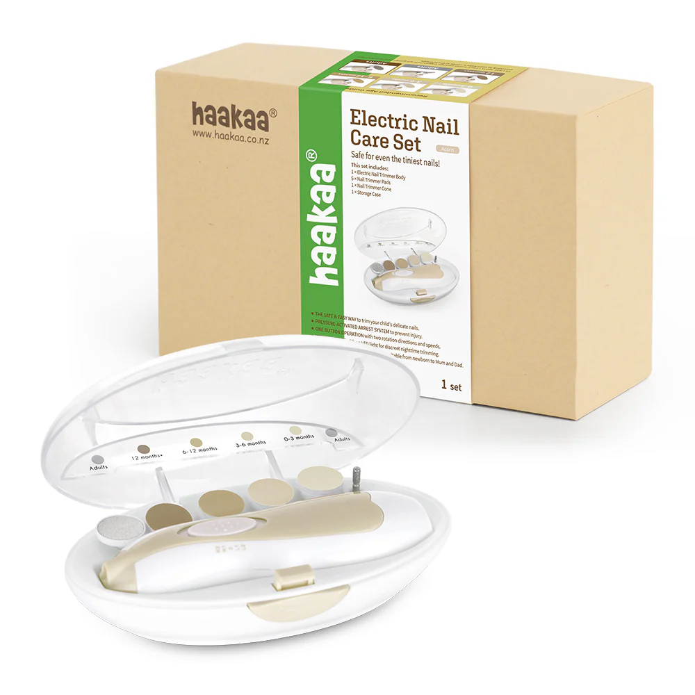Haakaa Baby Nail Care Set - Acorn (Pack of 4) - Image 2