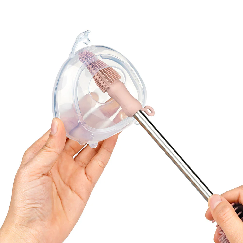 Haakaa Double-Ended Silicone Brush 1 PK (Pack of 4) - Image 4