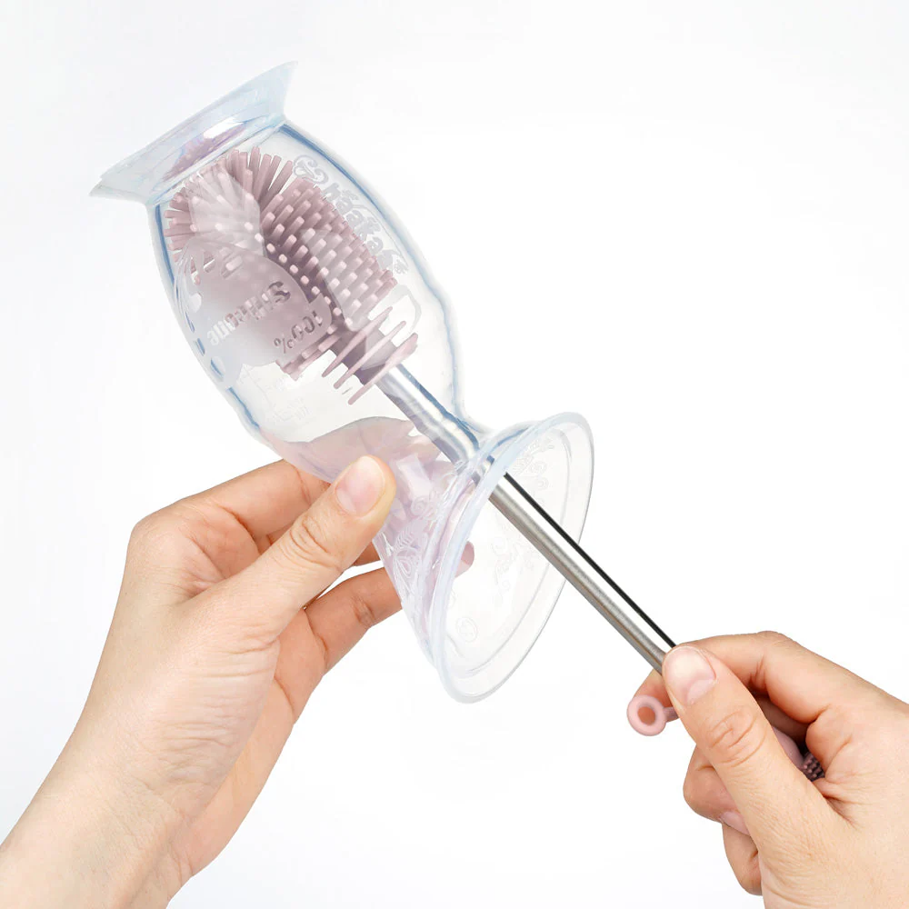 Haakaa Double-Ended Silicone Brush 1 PK (Pack of 4) - Image 5