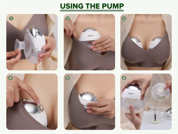 Haakaa E-Ladybug™ Wearable Electric Breast Pump – 2 Sets per Pack (Each Set Includes 2 Pumps) - Image 13