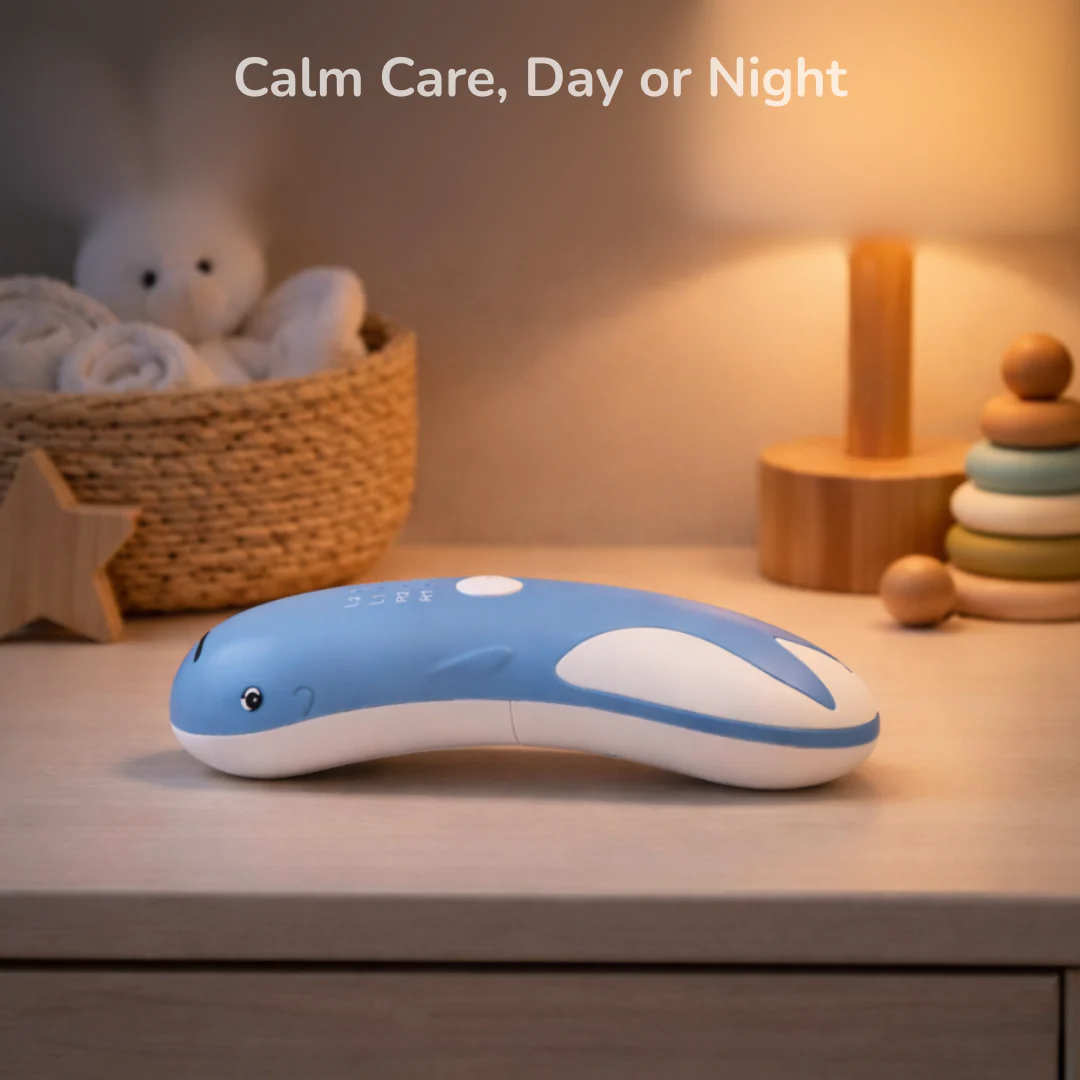 Haakaa Friendly Whale Nail Care Set - Harbour Blue - Image 8
