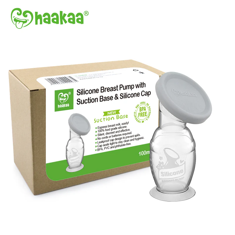 Haakaa Gen 2 Silicone Pump with Silicon Lid 1 Set - Image 4