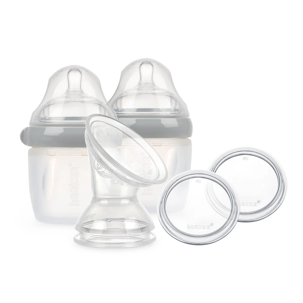 Haakaa Gen 3 Silicone Breast Pump and Bottle Pack 160 ml/6 oz - Image 4