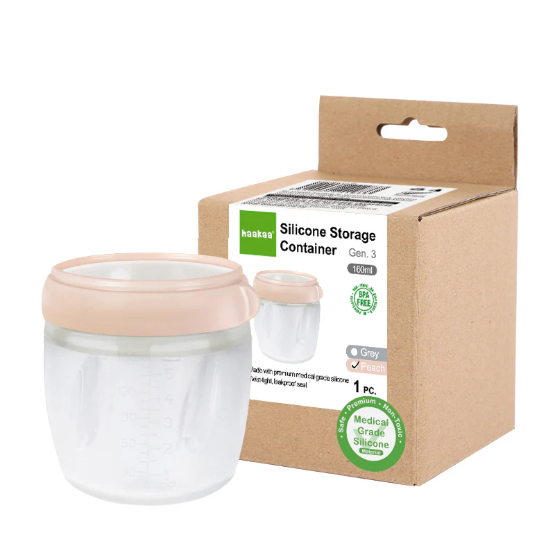 Haakaa Gen 3 Silicone Storage Container 6oz/160ml, 1 pk - Image 4