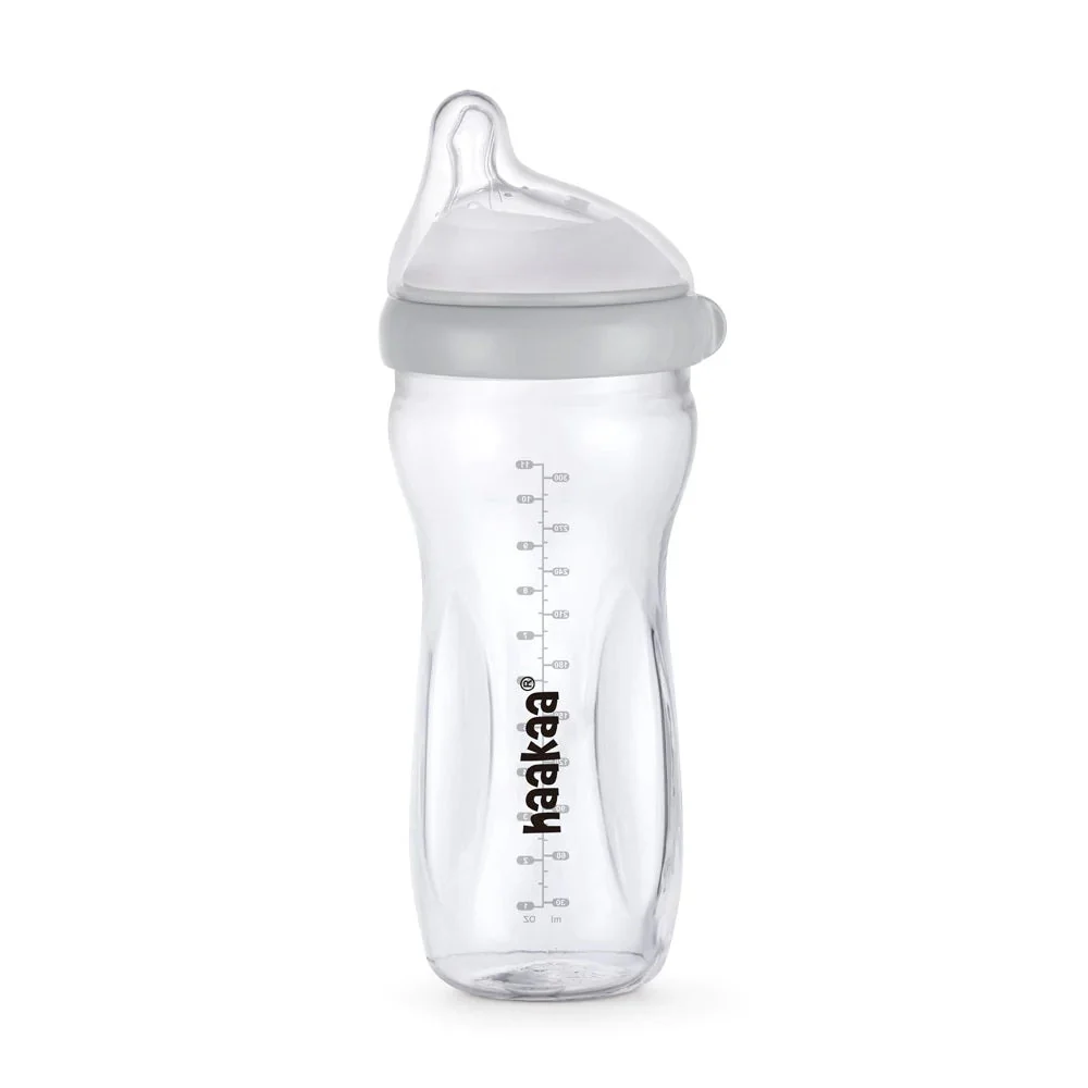 Haakaa Generation 3 Glass Baby Bottle 10 oz/300 ml, 1 PK (Pack of 2)