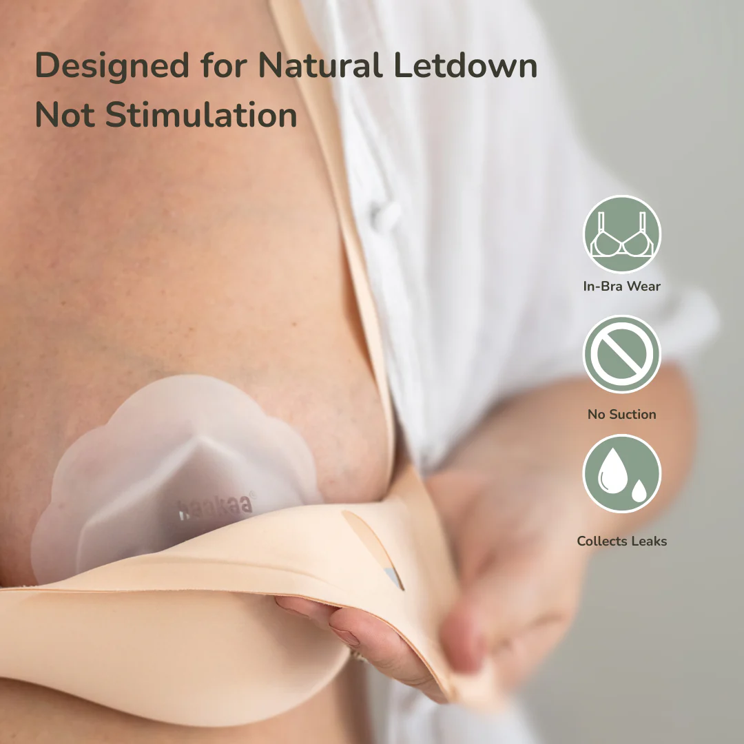 Haakaa Petal Soft Silicone Milk Collector 1 oz/30 ml - Image 3