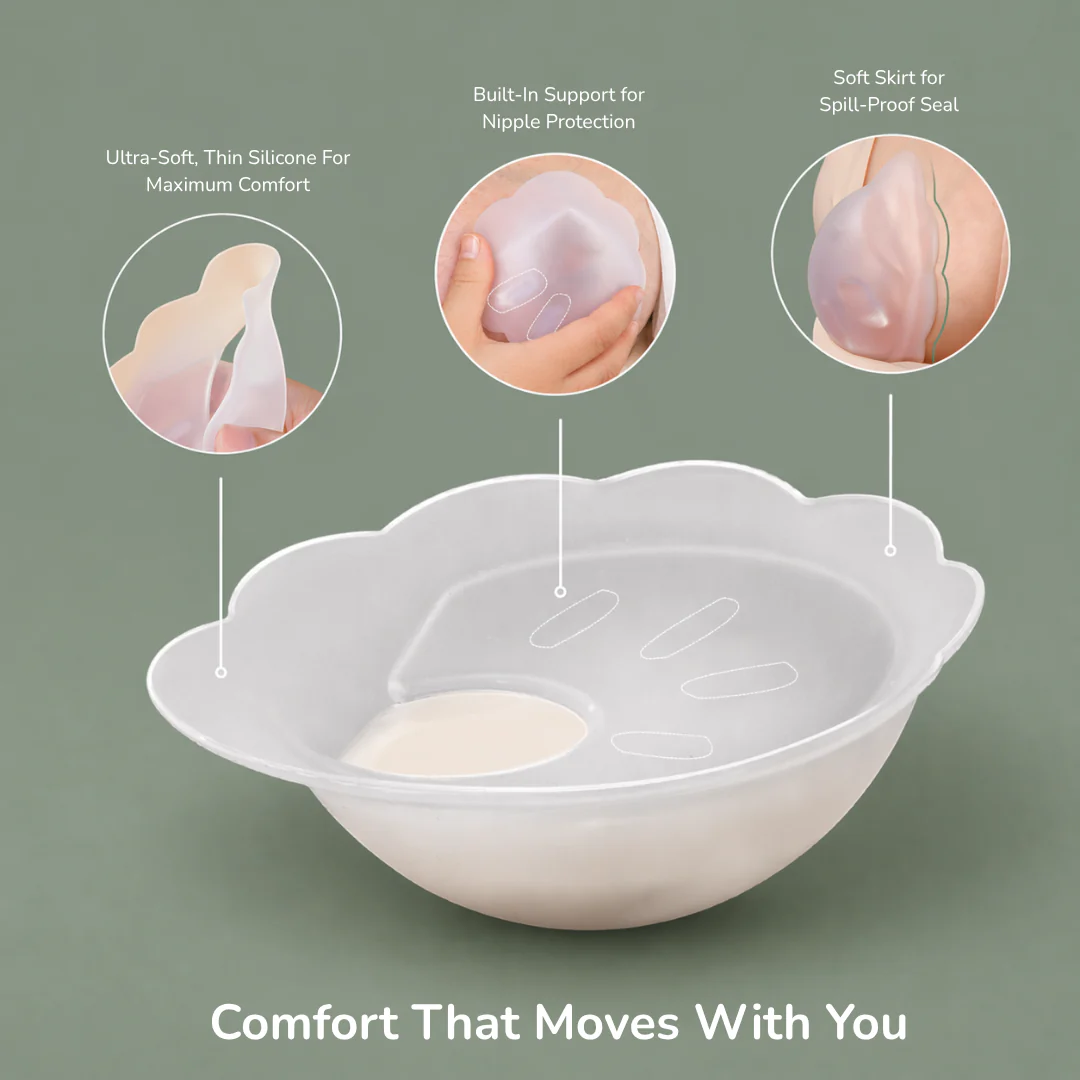 Haakaa Petal Soft Silicone Milk Collector 1 oz/30 ml - Image 4