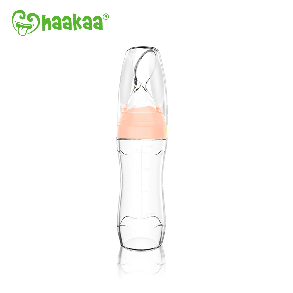 Haakaa Silicone Baby Food Dispensing Spoon with Cap (Pack of 4) - Image 10
