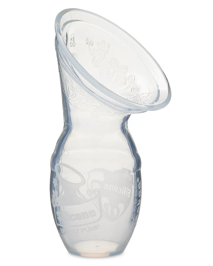 Haakaa Gen 1 Silicone Breast Pump 4 oz and Silicone Flower Stopper Set - Image 4