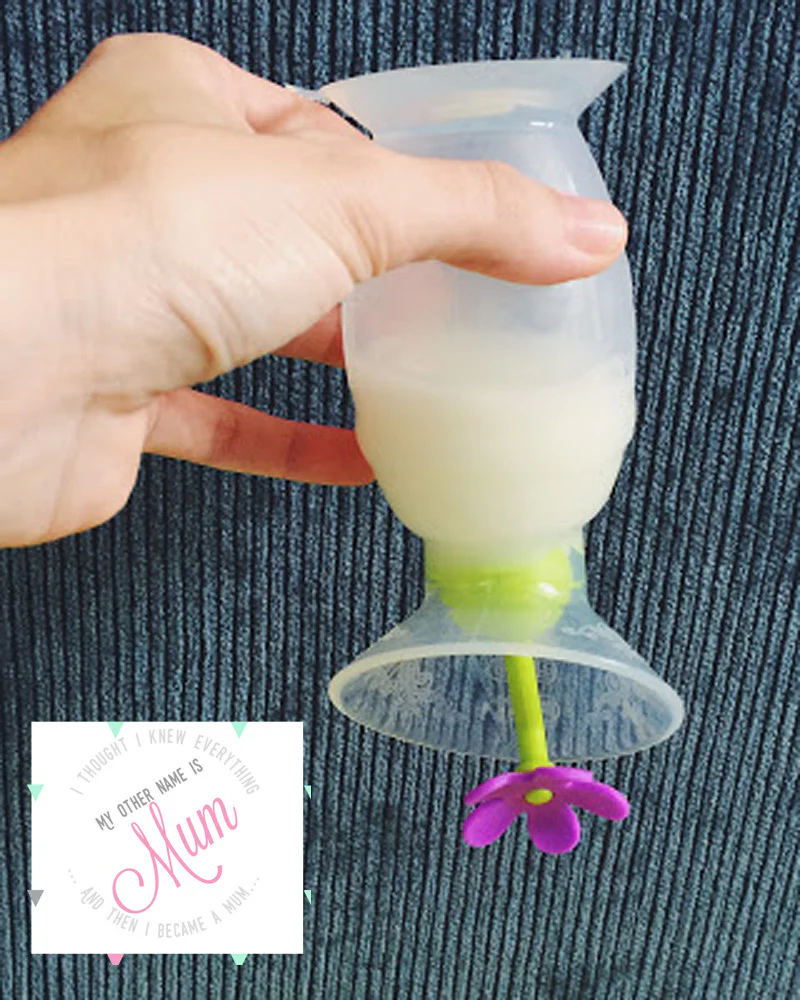 Haakaa Gen 2 Silicone Breast Pump with Suction Base 4 oz and Silicone Flower Stopper Set - Image 7