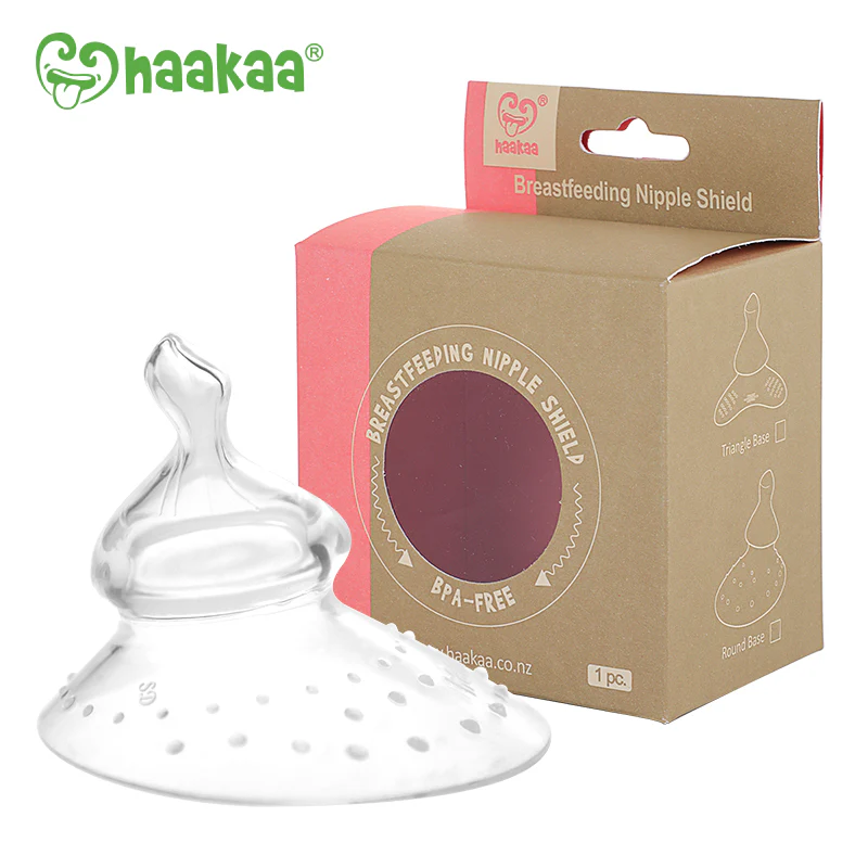 Haakaa Silicone Breastfeeding Nipple Shield with Orthodontic Nipple, 1 PK (Pack of 4) - Image 6