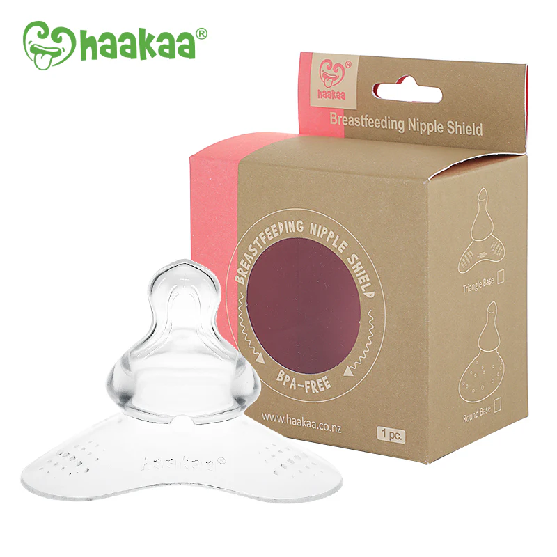 Haakaa Silicone Breastfeeding Nipple Shield with Orthodontic Nipple, 1 PK (Pack of 4) - Image 7