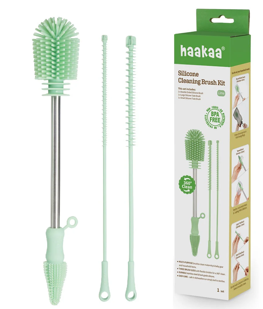 Haakaa Silicone Cleaning Brush Kit - Image 10