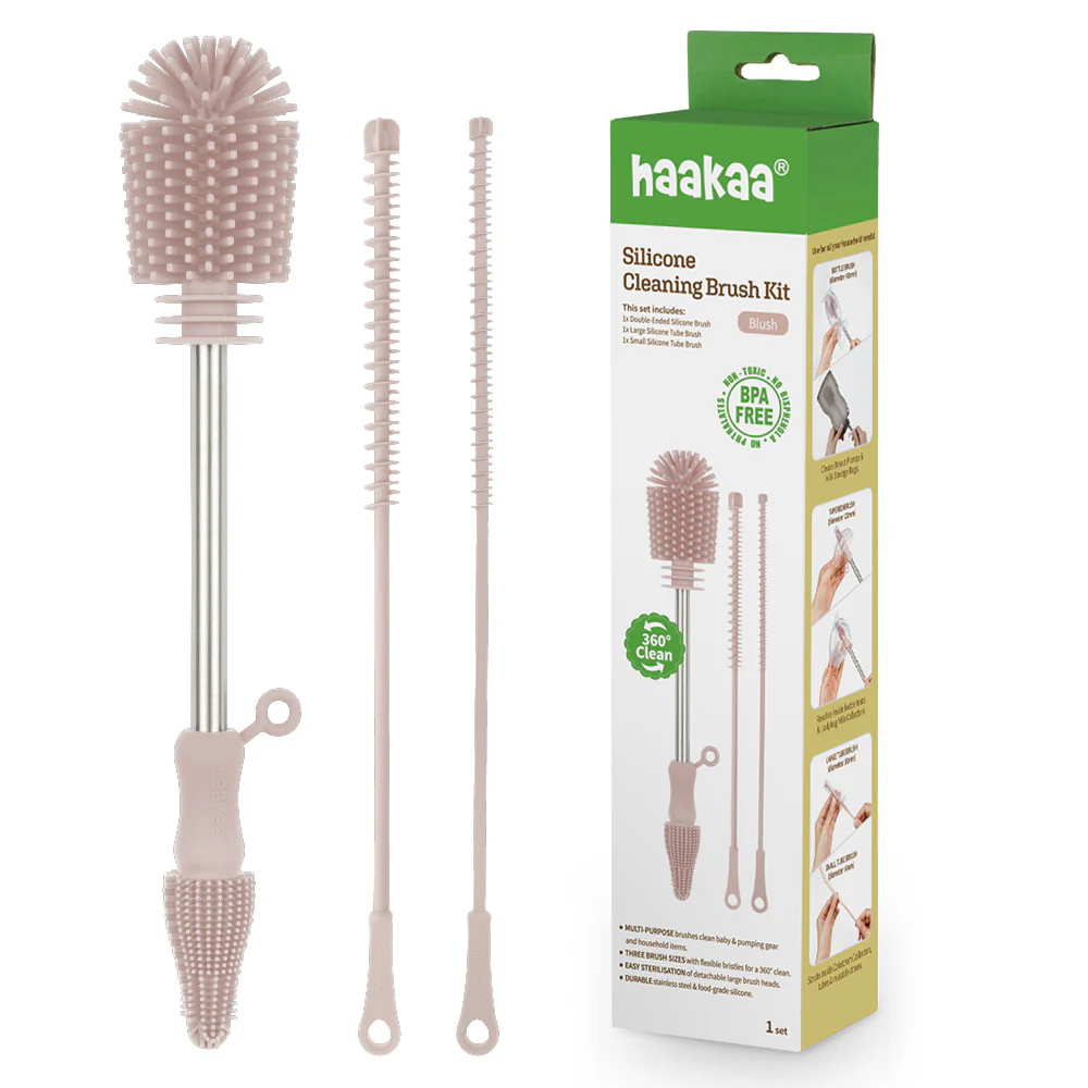 Haakaa Silicone Cleaning Brush Kit - Image 8