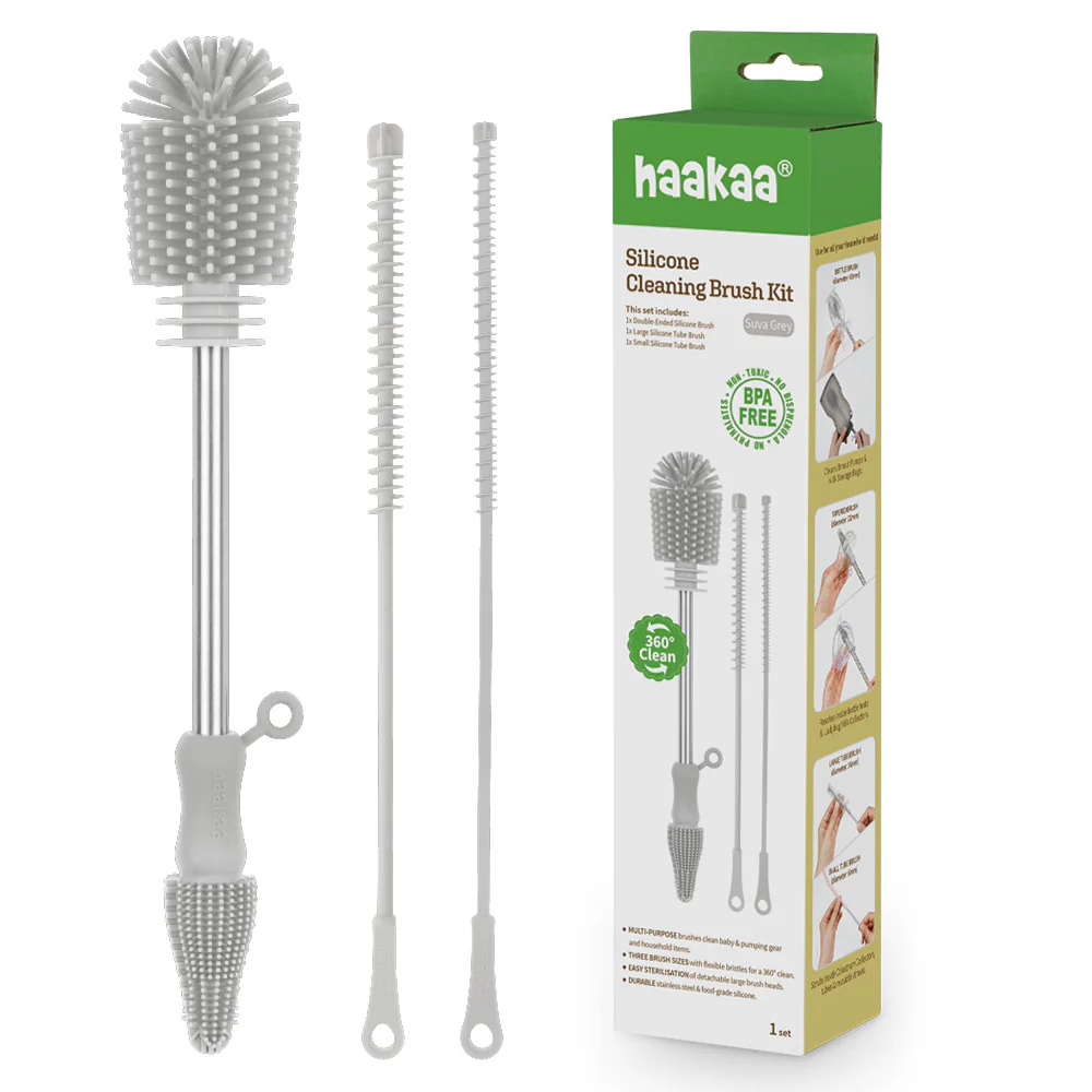Haakaa Silicone Cleaning Brush Kit - Image 9