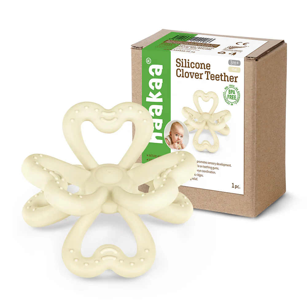 Haakaa Silicone Clover Teether 1 PK (Pack of 4) - Image 10