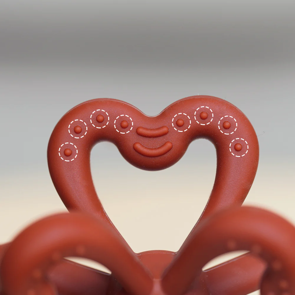 Haakaa Silicone Clover Teether 1 PK (Pack of 4) - Image 5