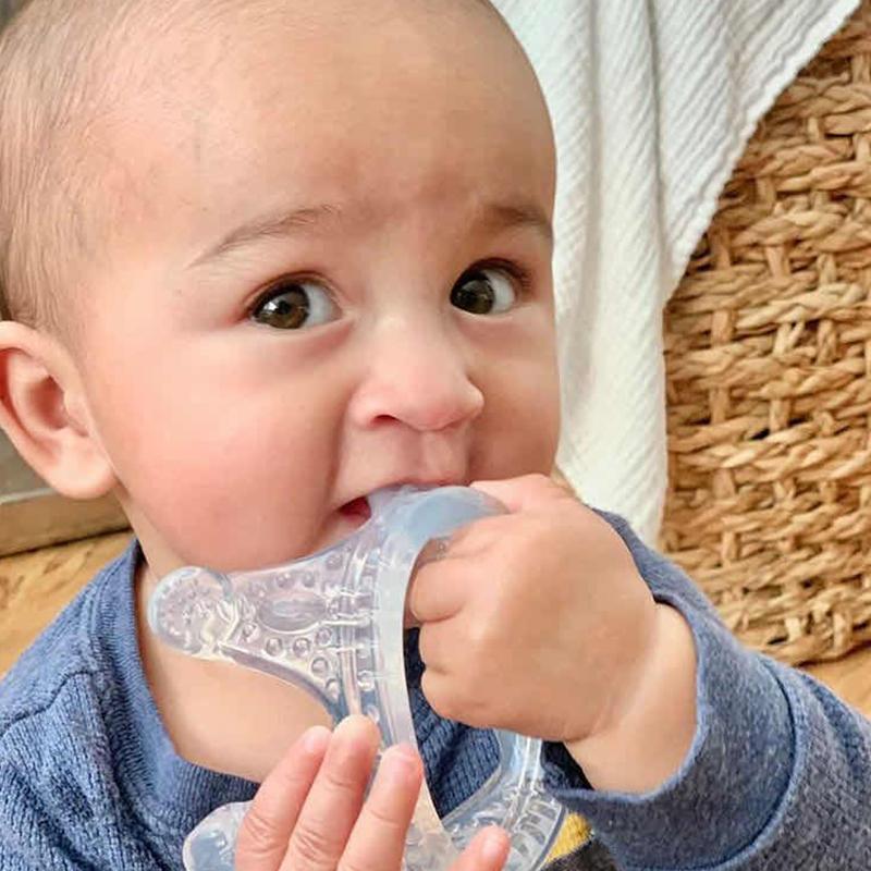 Haakaa Silicone Crown Teether 1 PK - Clear - Image 4