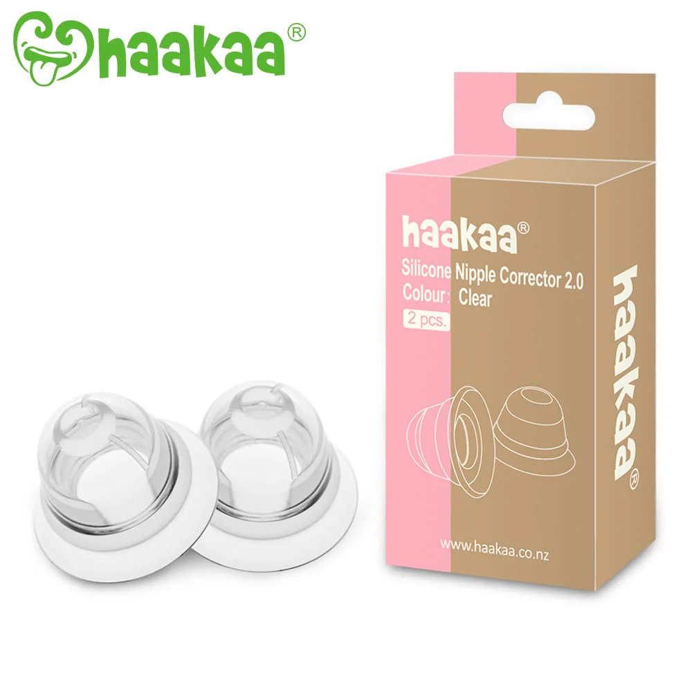 Haakaa Silicone Inverted Nipple Aspirators, 2 pk (pack of 4)