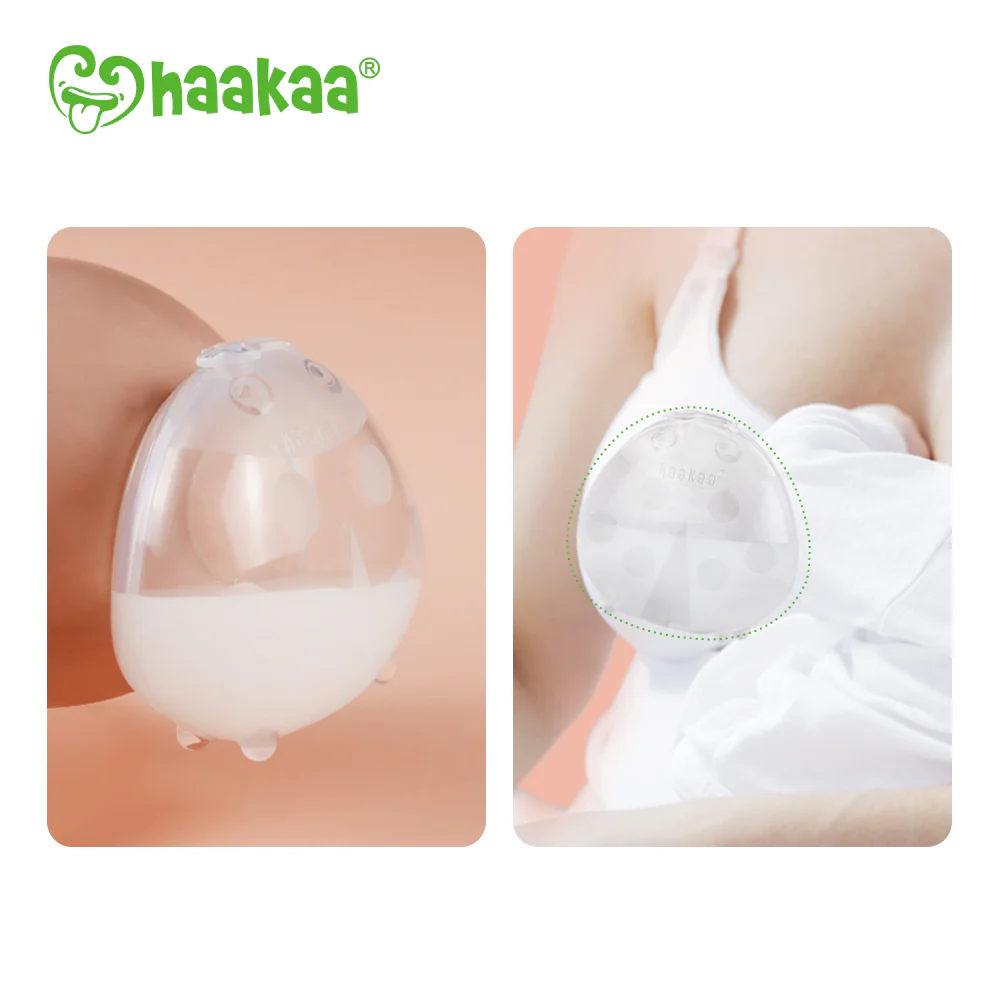 Haakaa Ladybug Silicone Milk Collector 2.5 oz/75 ml - Image 3