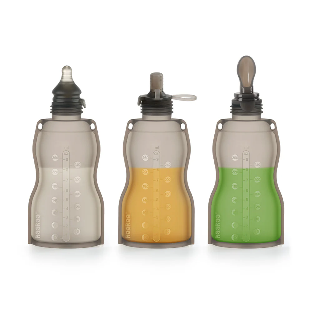 Haakaa Silicone Milk Storage Bag & Sippy Spout Combo - Image 10