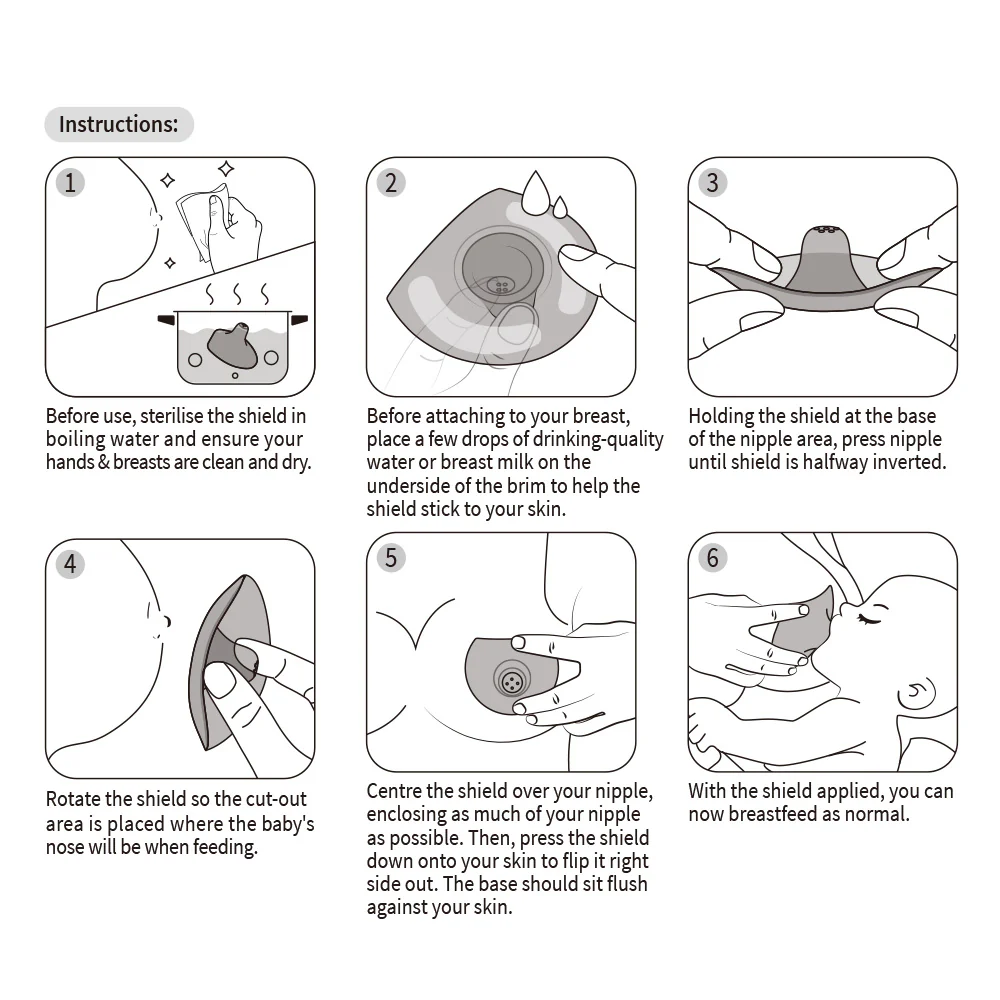 Haakaa Silicone Nipple Shields 2-pk (18 mm) - Image 13