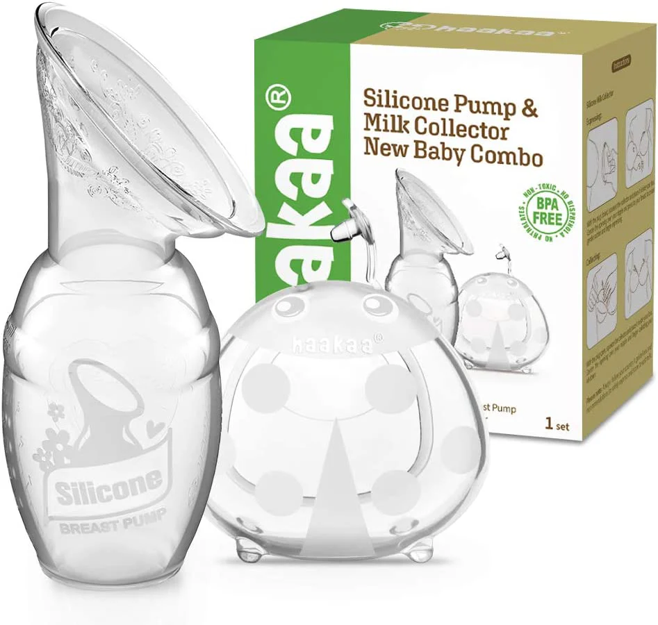 Haakaa Silicone Pump & Milk Collector Combo (Pack of 6)