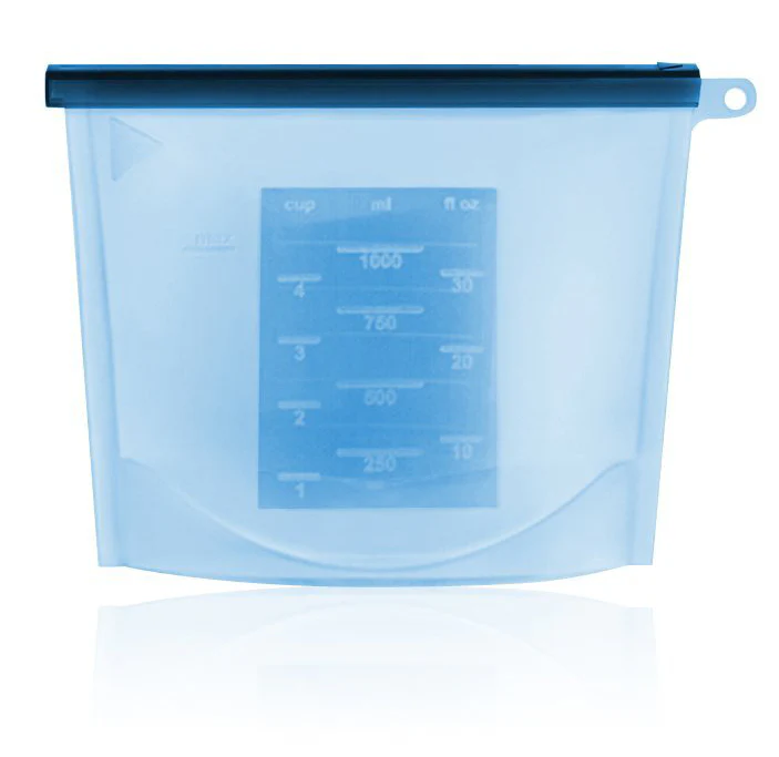 Haakaa Silicone Zip Lock Reusable Bag (Pack of 4) - Image 6