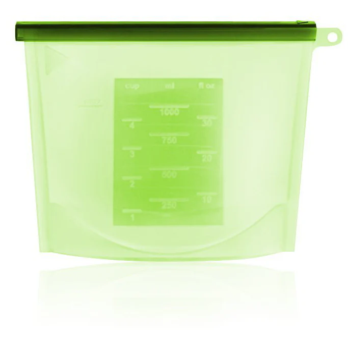 Haakaa Silicone Zip Lock Reusable Bag (Pack of 4) - Image 7