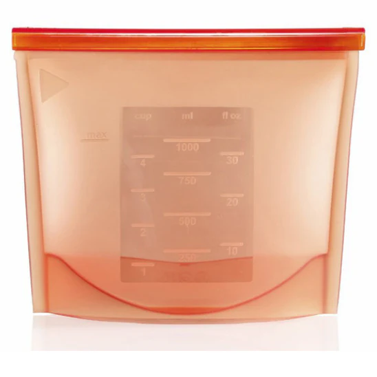 Haakaa Silicone Zip Lock Reusable Bag (Pack of 4) - Image 8