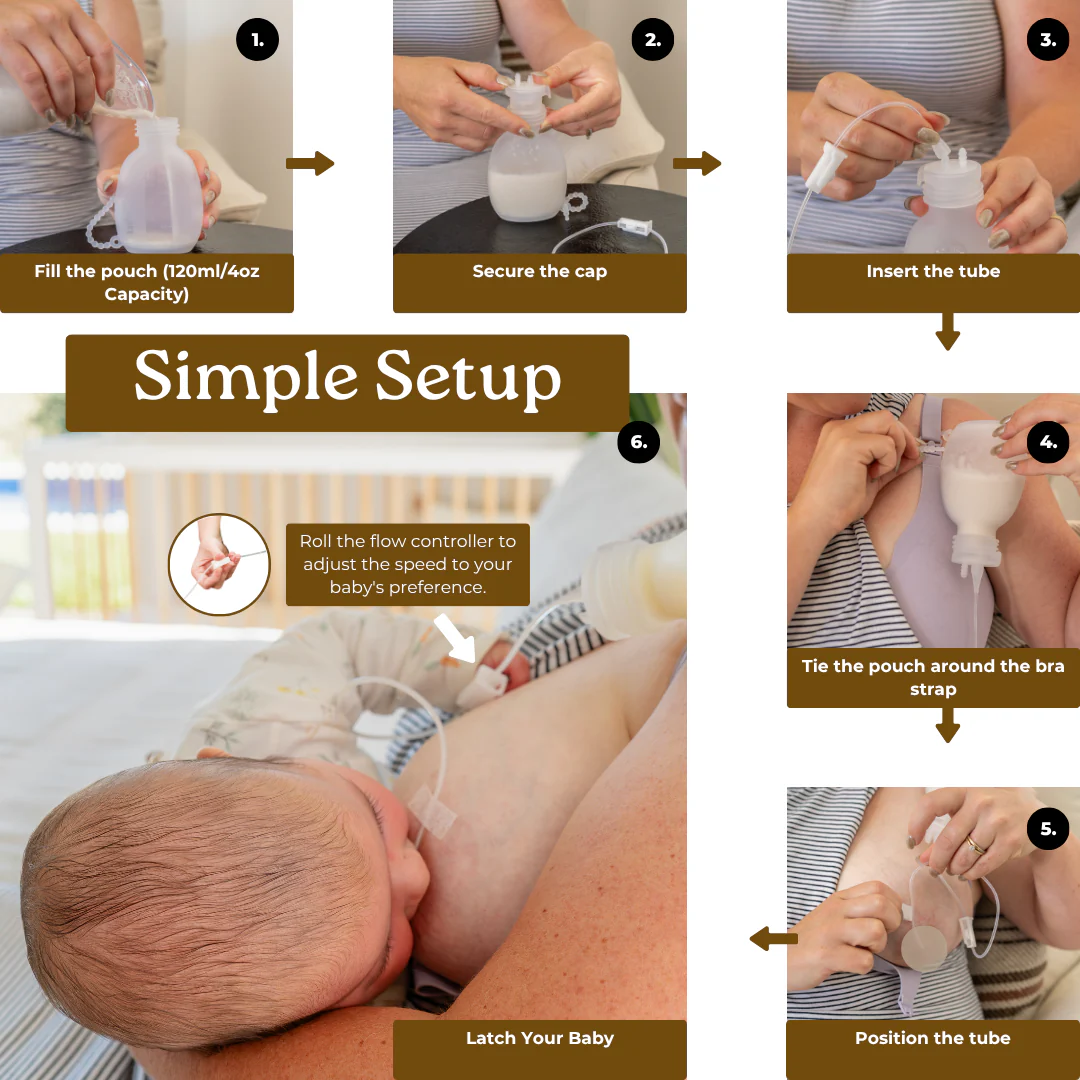 Haakaa Supplemental Feeding Tube & Pouch Set - Image 4