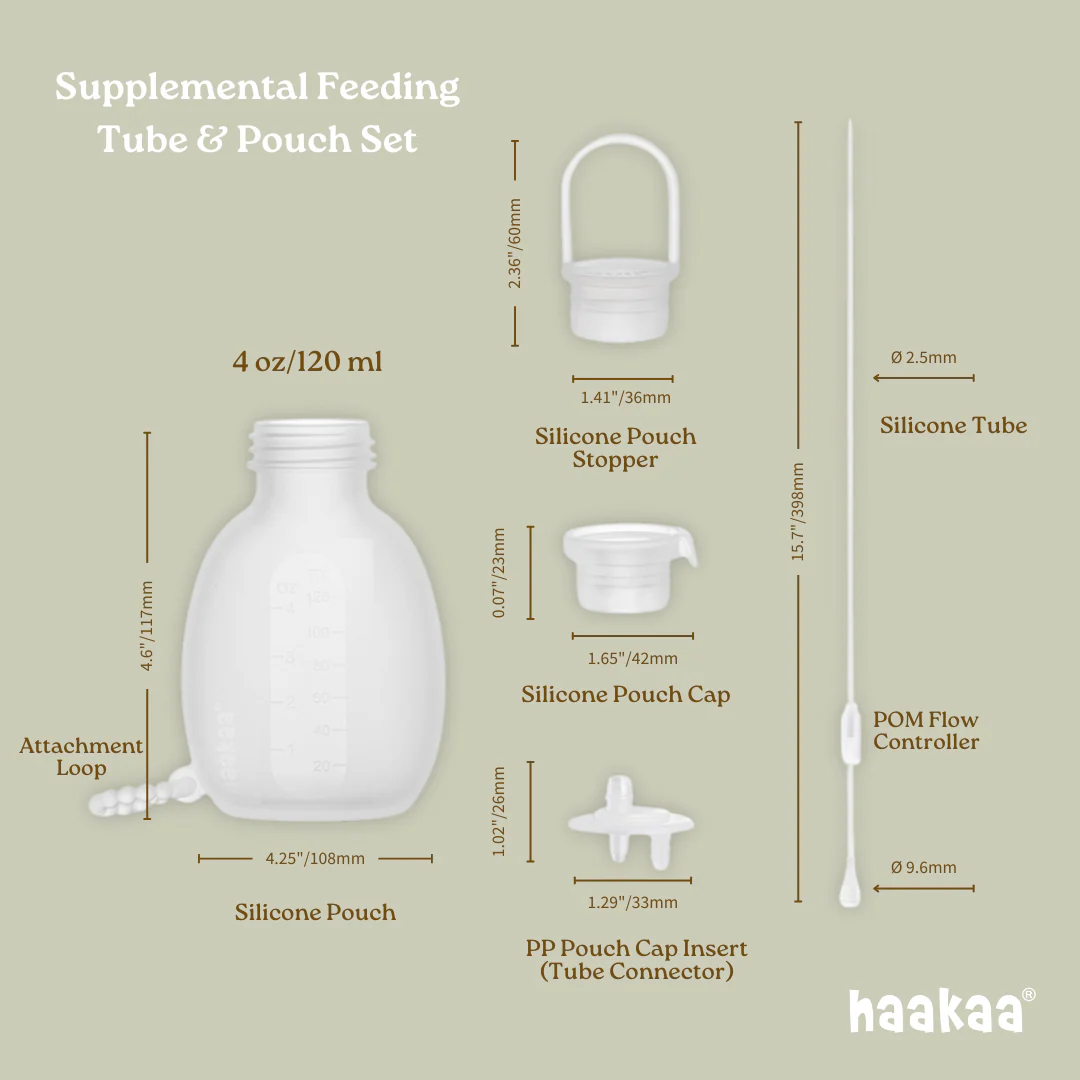 Haakaa Supplemental Feeding Tube & Pouch Set - Image 6