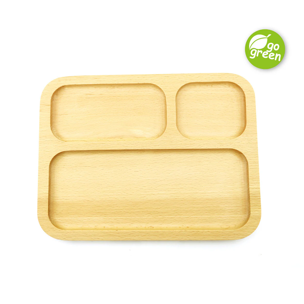 Haakaa Wooden Rectangle Plate 1 pk