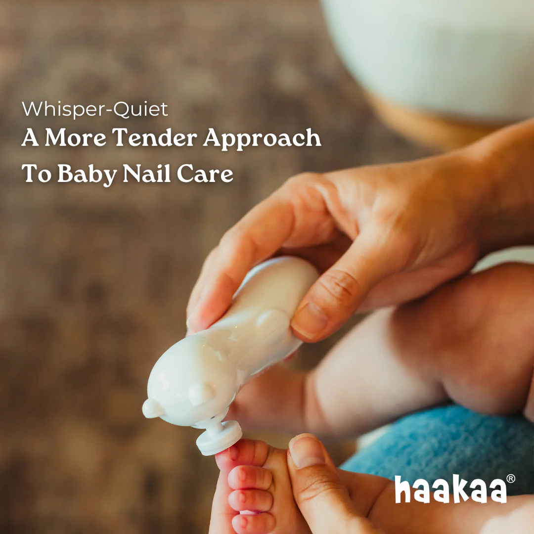 Haakaa Happii Bear Rechargeable Nail Trimmer Set - Image 3