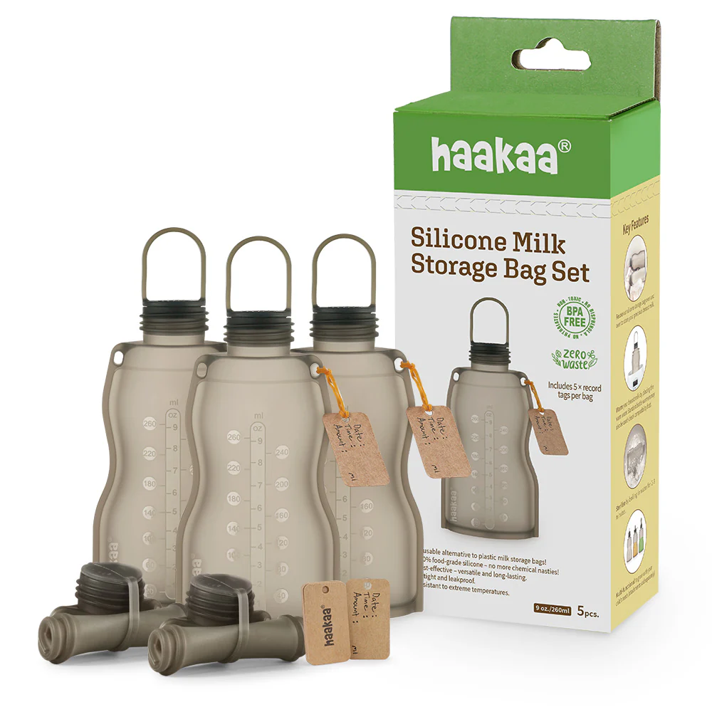 Haakaa Silicone Milk Storage Bag (9oz/260ml) - Image 12